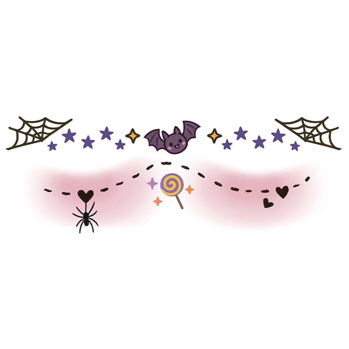 Bat Candy Halloween Tattoo