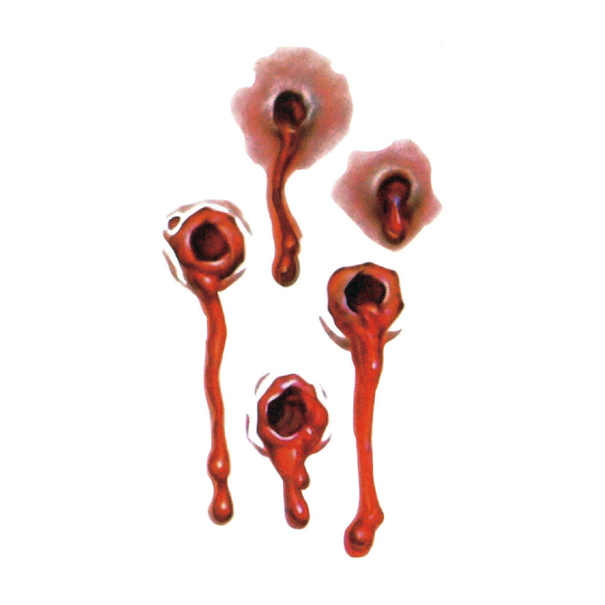 Gore Hole Tattoo Halloween Decal