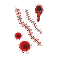 Stitch Cut Tattoo Halloween Decal