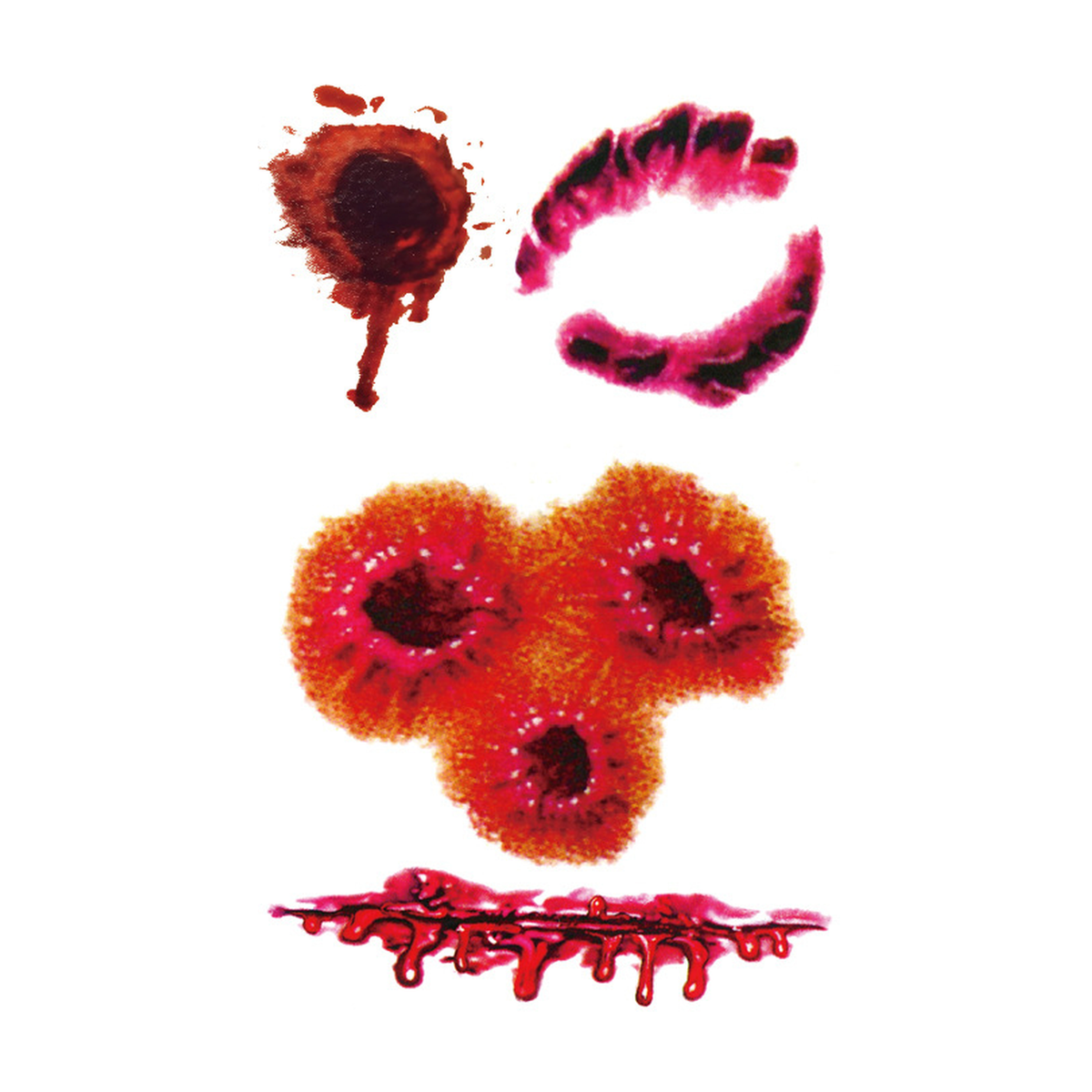 Bite Mark Tattoo Halloween Decal