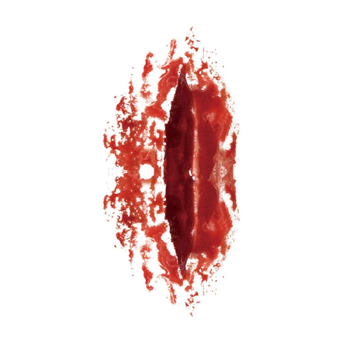 Blood Slash Tattoo Halloween Decal