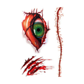 Horror Eye Tattoo Halloween Decal