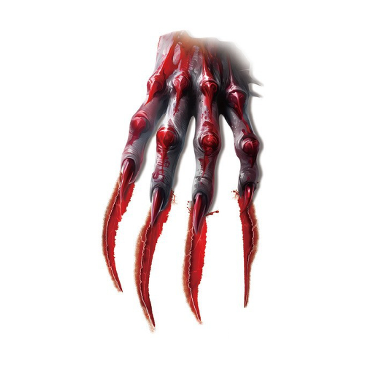 Claw Hand Tattoo Halloween Decal