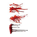 Blood Splash Tattoo Halloween Decal