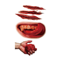 Flesh Bite Tattoo Halloween Decal