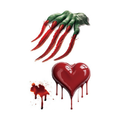 Green Claw Tattoo Halloween Decal