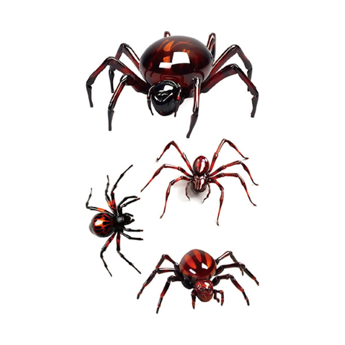 Glossy Spider Halloween Tattoo