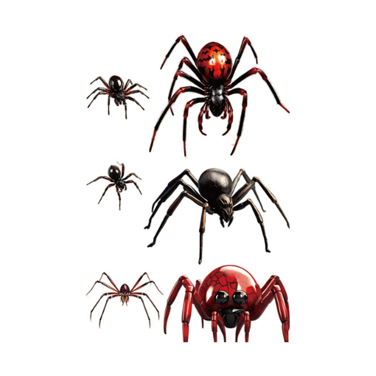 Red Widow Halloween Tattoo