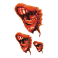 Monster Mouth Scar Tattoo