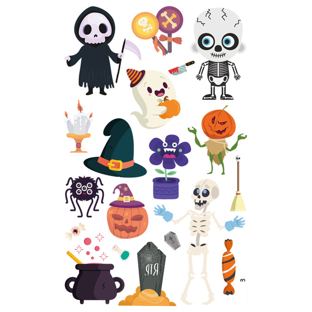 Reaper Halloween Tattoos