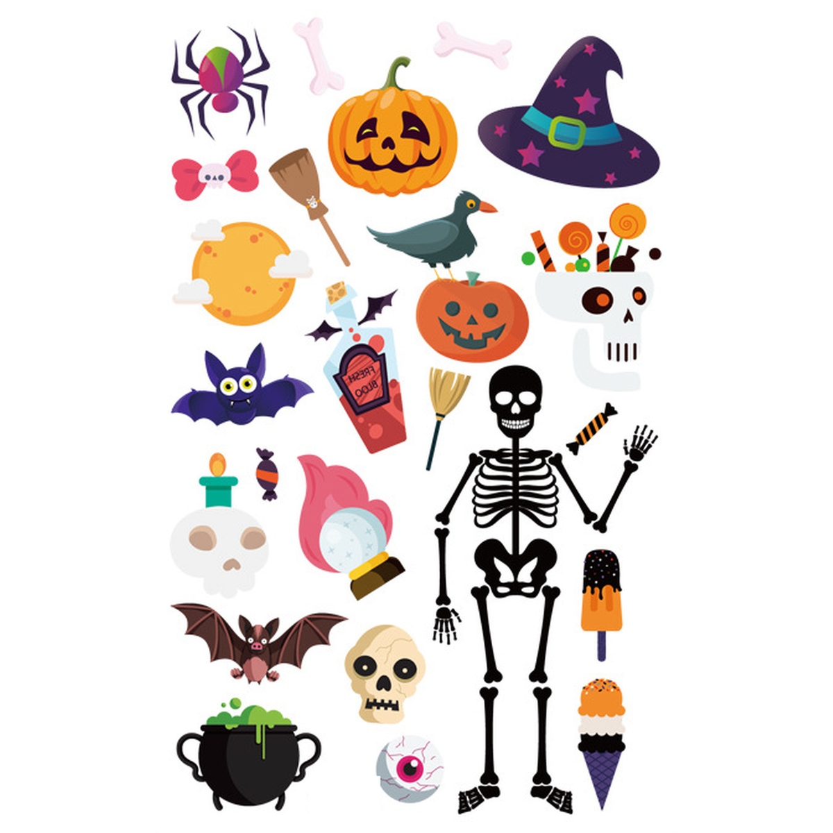 Halloween Skeleton Tattoo