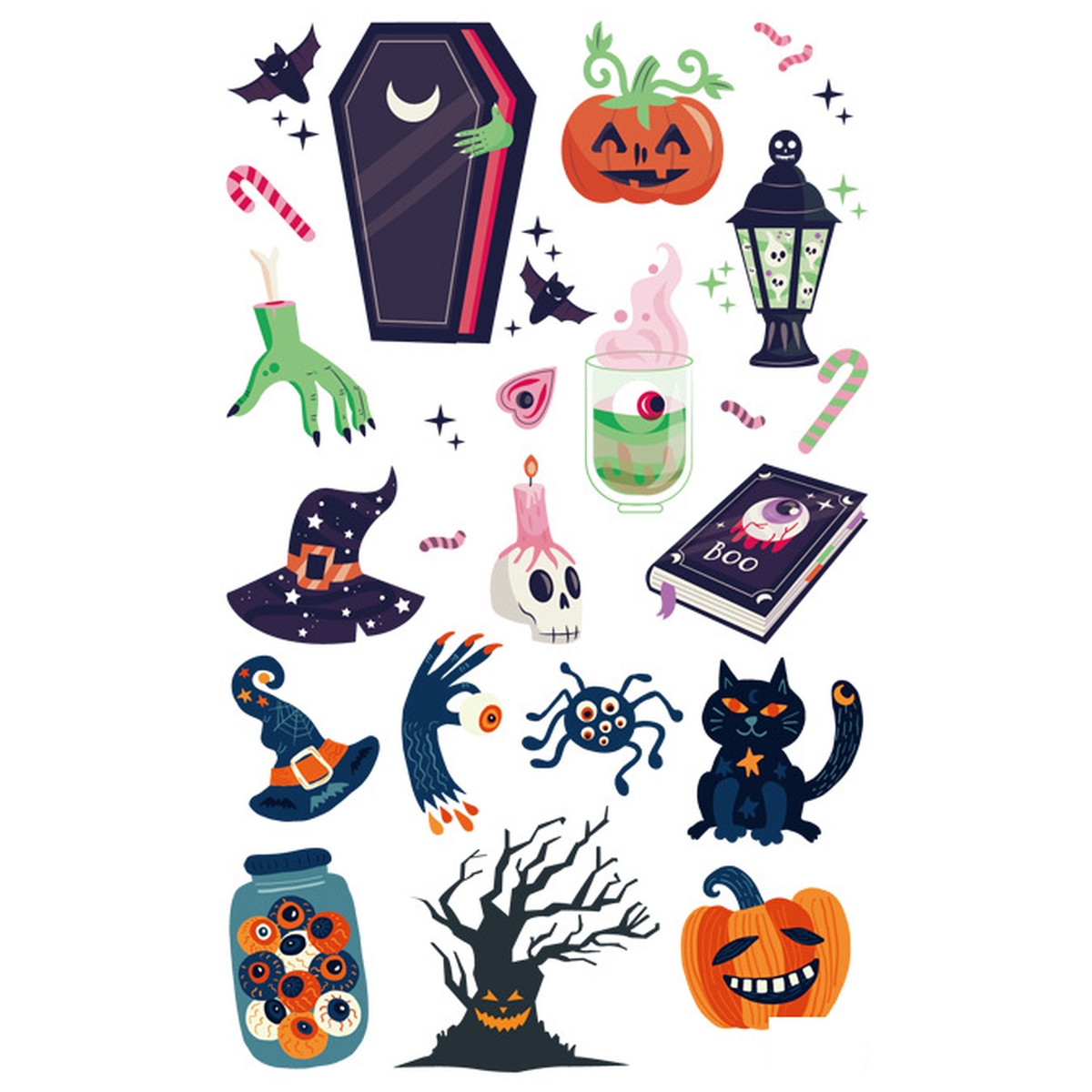 Halloween Witchcraft Tattoo