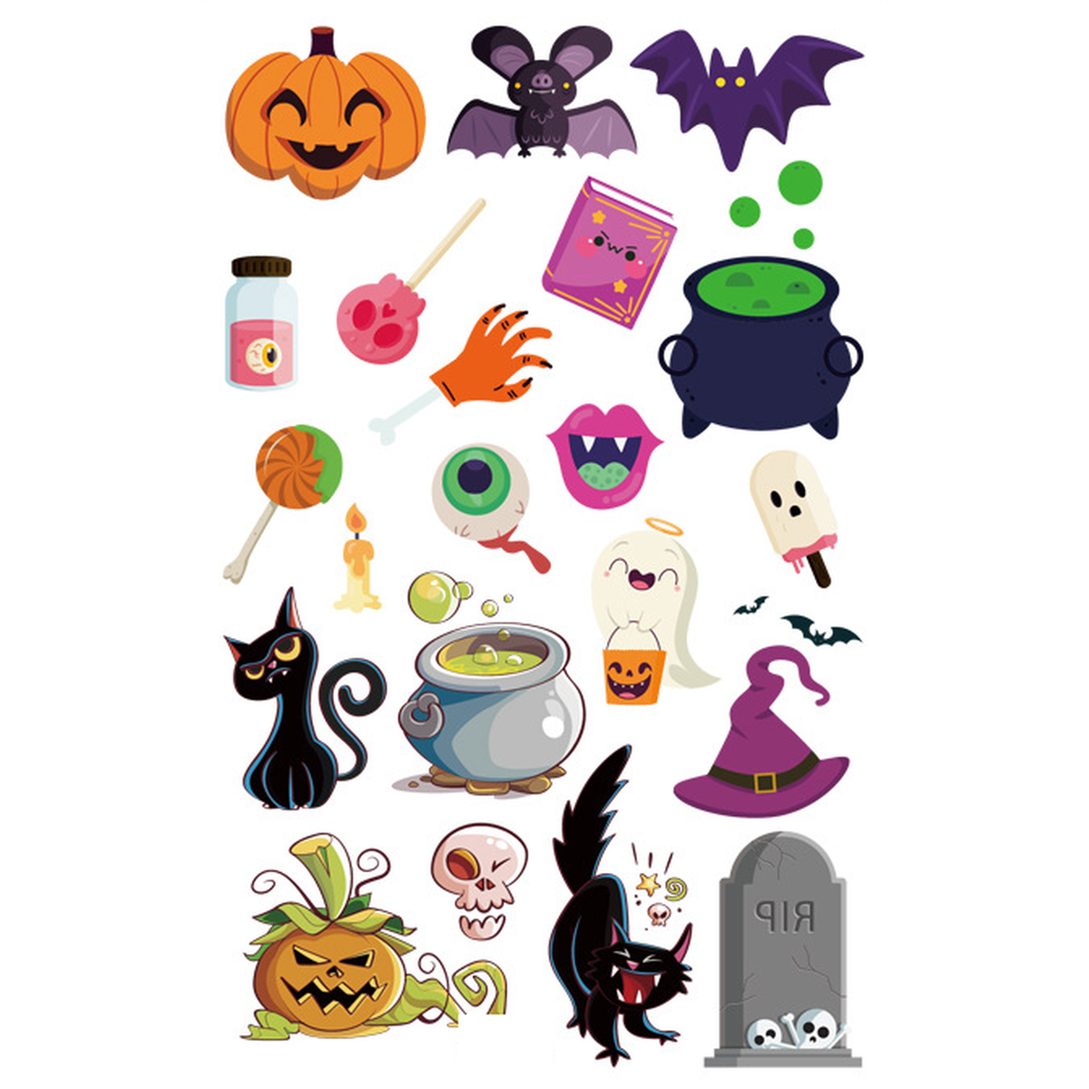 Halloween Candy Tattoo