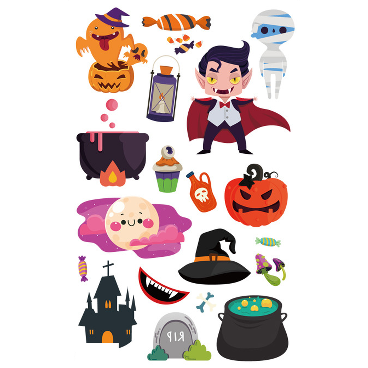 Halloween Vampire Kid Tattoo