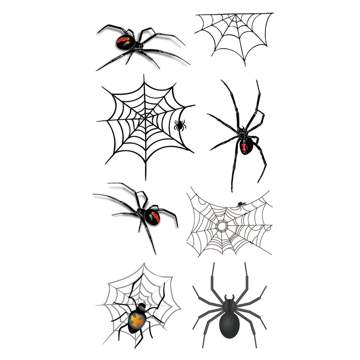 Black Widow Spider Tattoo
