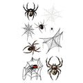 Furry Spider Cobweb Tattoo