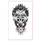 Pentagram Glow Festival Tattoo