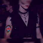 Pentagram Glow Festival Tattoo