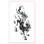Kirin Glow Rave Tattoo