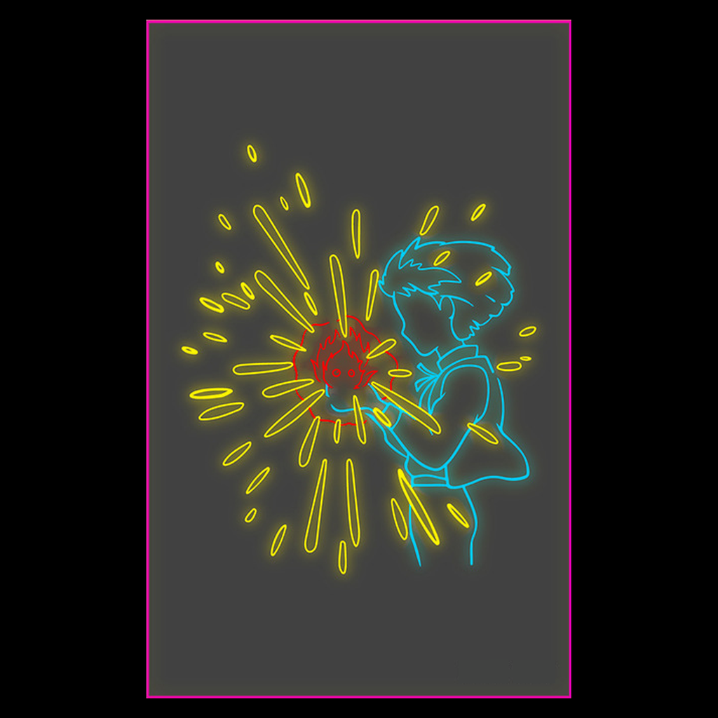 Spark Figure Glow Tattoo