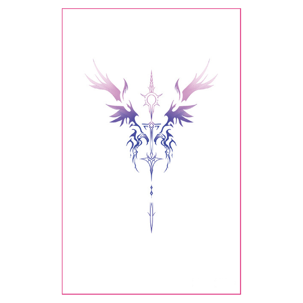 Wing Sword Glow Tattoo