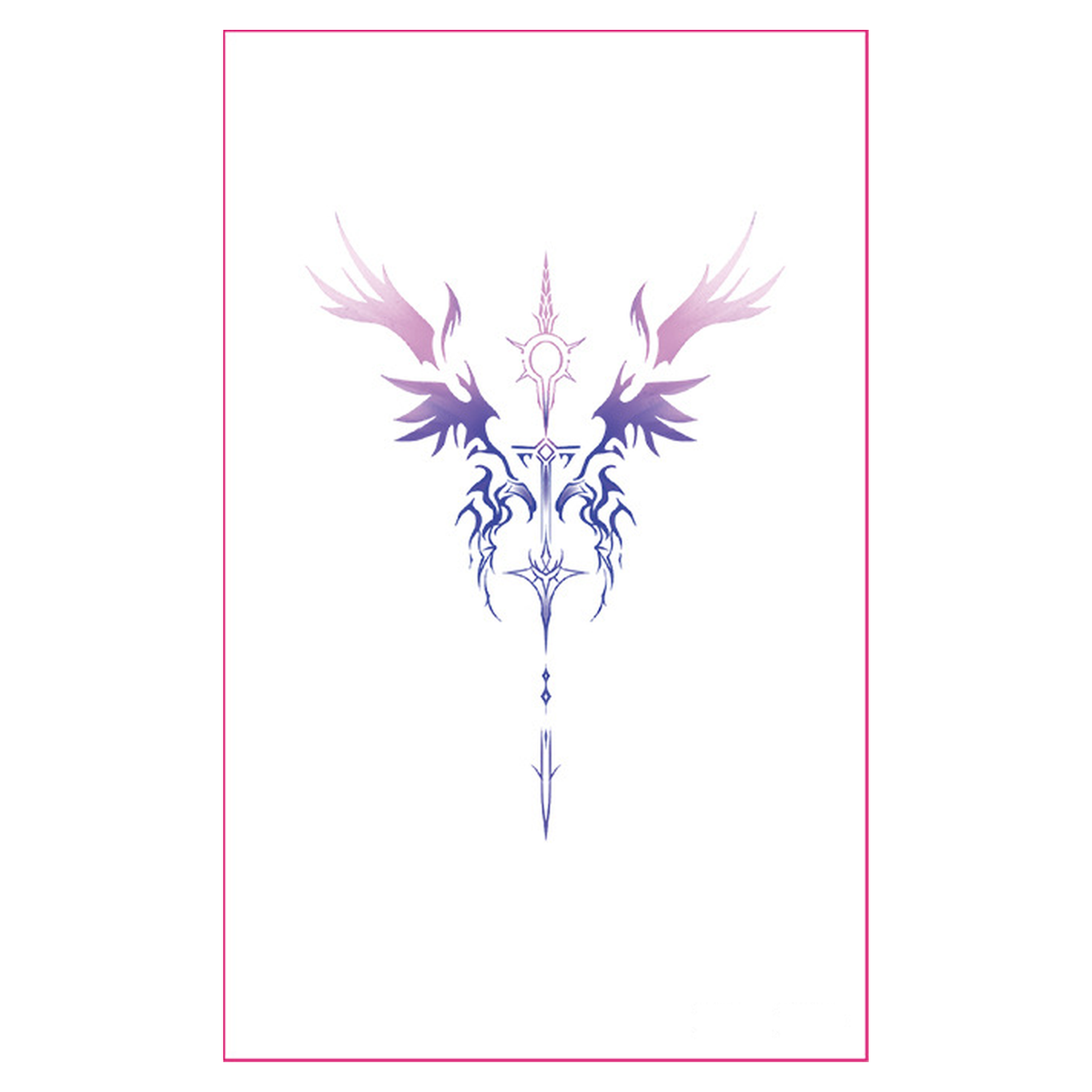 Wing Sword Glow Tattoo