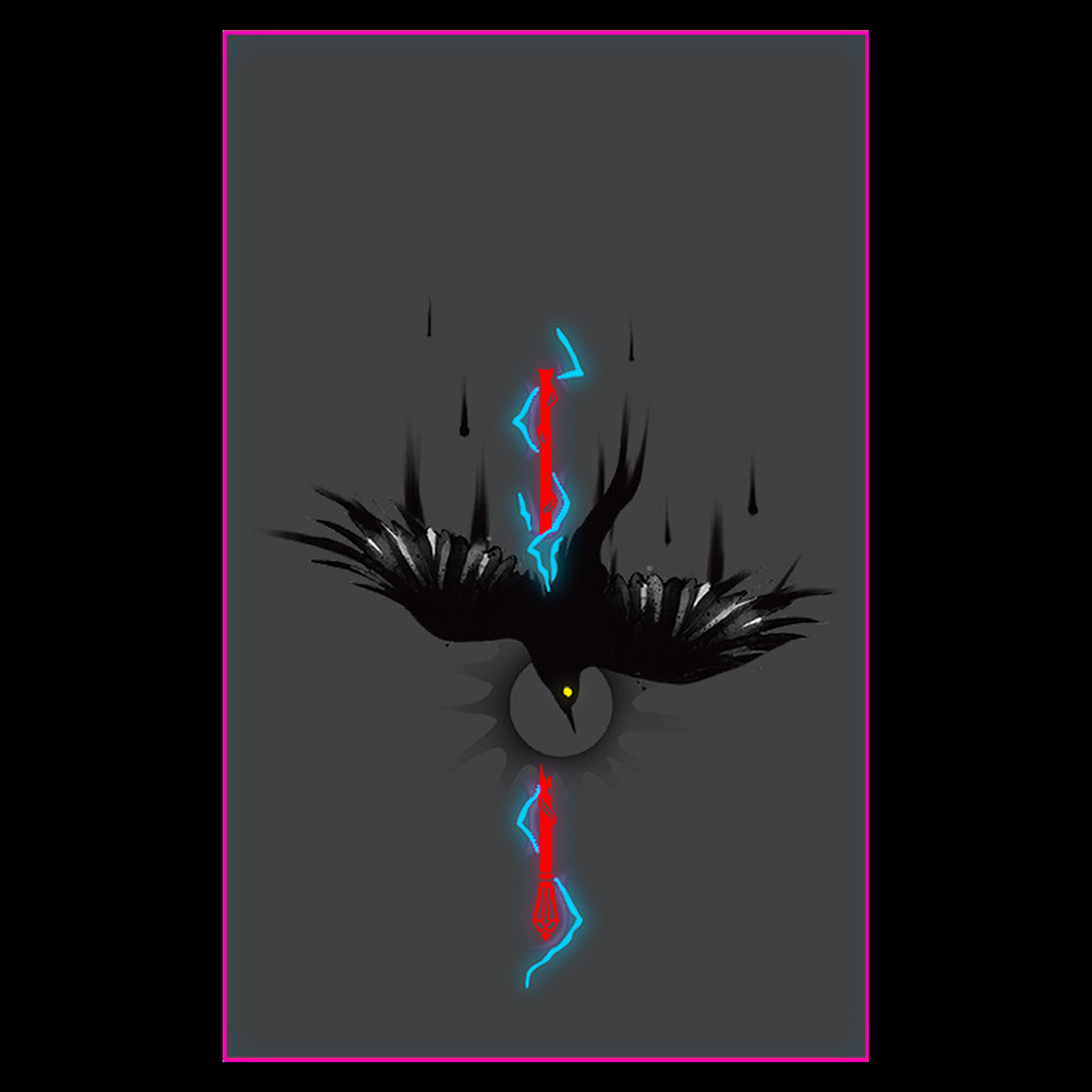 Ink Crow Glow Tattoo