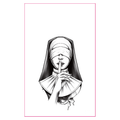 Silent Nun UV Tattoo