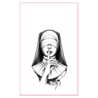 Silent Nun UV Tattoo
