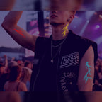 Branching Lightning UV Tattoo