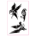 Skeleton Crow UV Tattoo