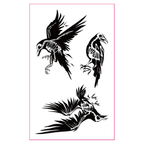 Skeleton Crow UV Tattoo