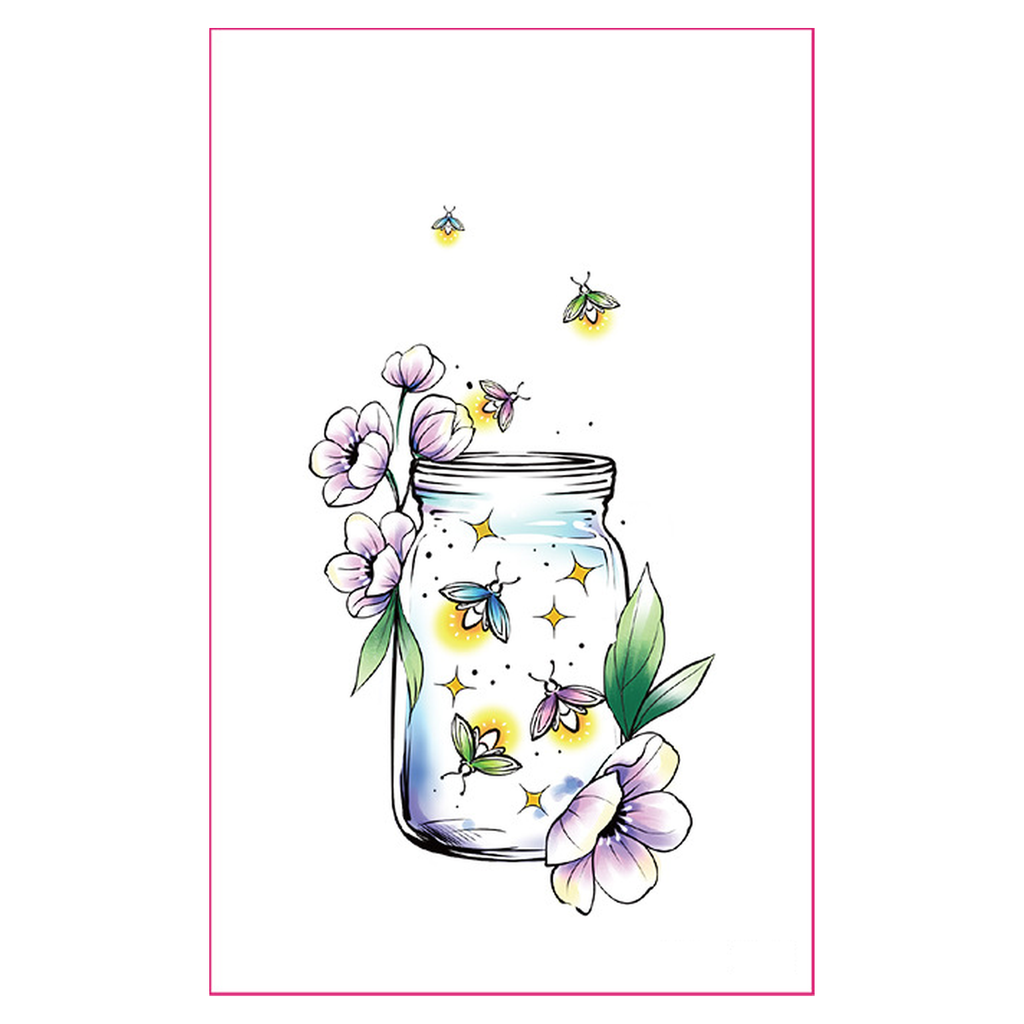 Firefly Jar UV Tattoo