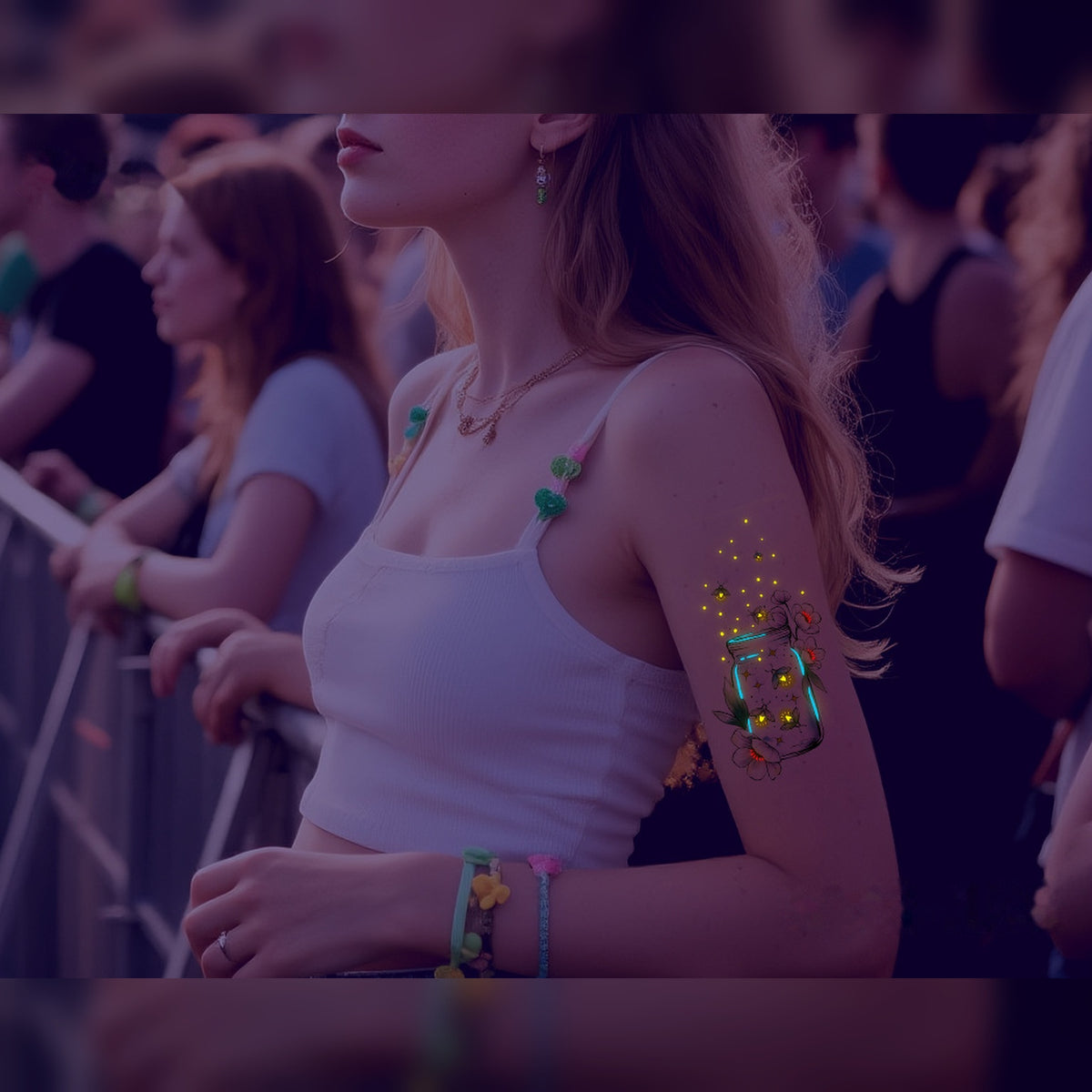 Firefly Jar UV Tattoo
