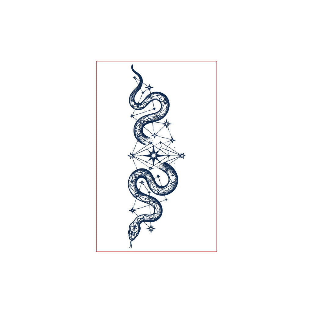 Starry Snake Tattoo