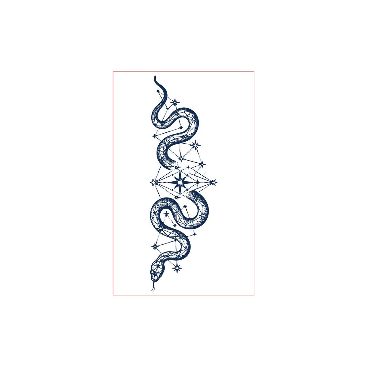 Starry Snake Tattoo