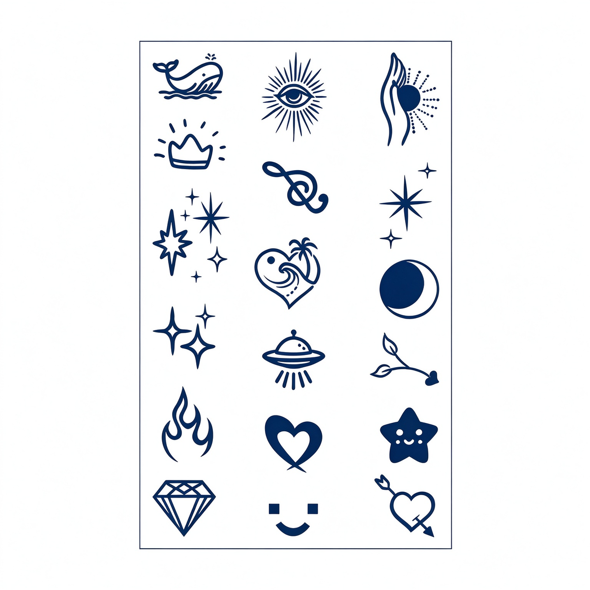 Boho Mix Mini Temporary Tattoos