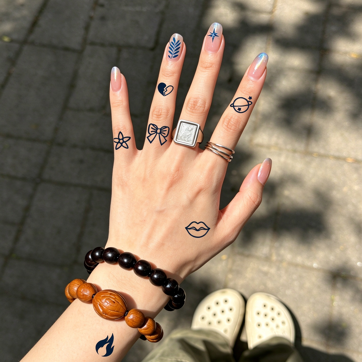 Solid Mini Mix Temporary Tattoos