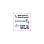 Bird Quote Temporary Tattoos