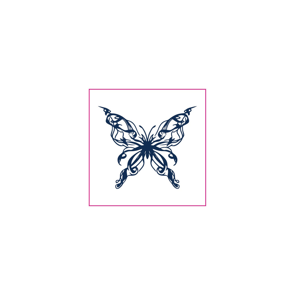 Ornate Butterfly Temporary Tattoos