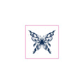 Ornate Butterfly Temporary Tattoos