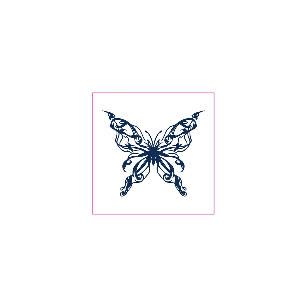 Ornate Butterfly Temporary Tattoos