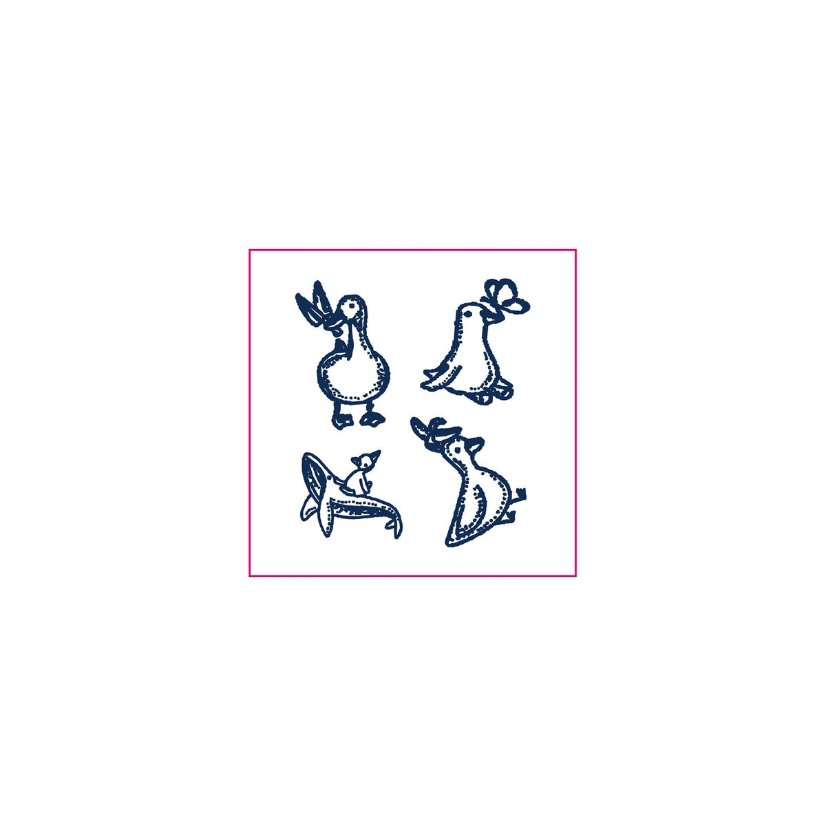 Cute Duck Penguin Temporary Tattoos