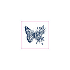 Floral Butterfly Temporary Tattoos
