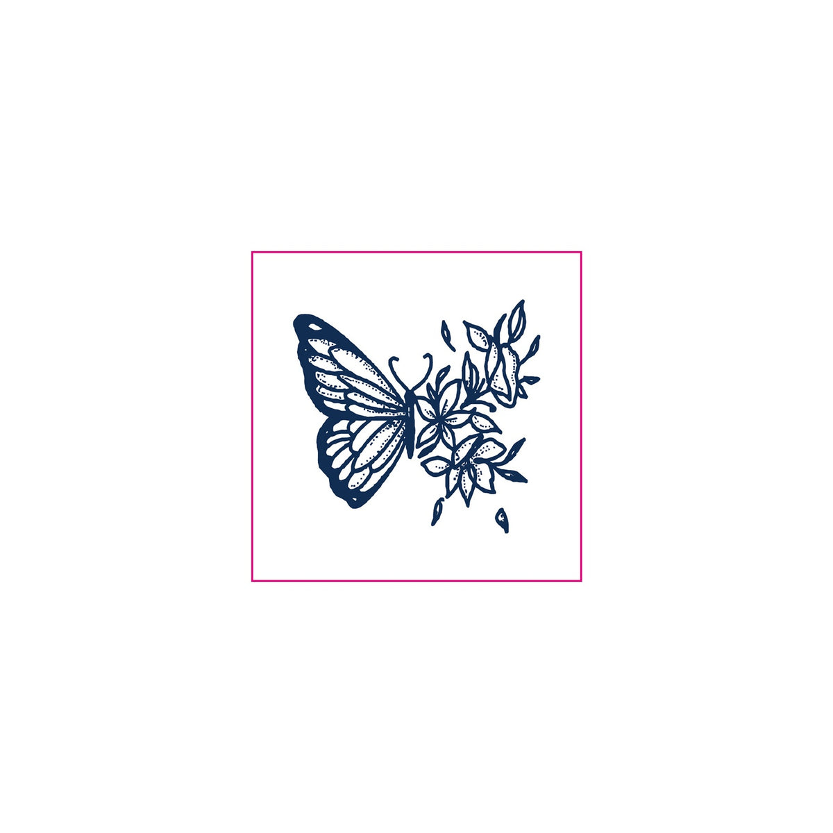 Floral Butterfly Temporary Tattoos
