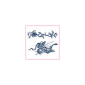 Vine Flower Moth Temporary Tattoos