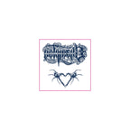 Gothic Font Spider Heart Temporary Tattoos