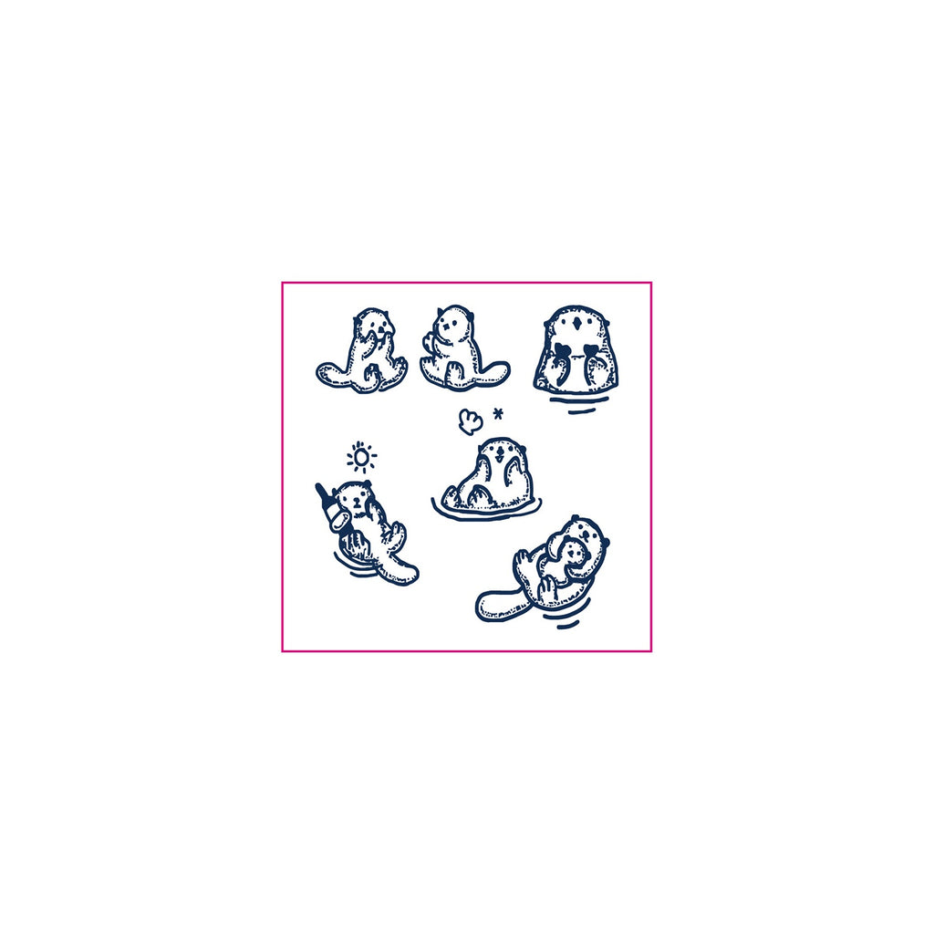 Cute Sea Otter Temporary Tattoos