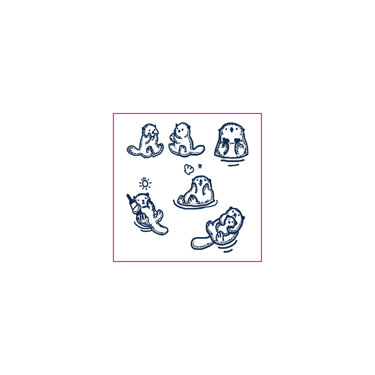 Cute Sea Otter Temporary Tattoos