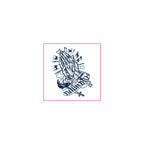 Praying Hands Rosary Temporary Tattoo